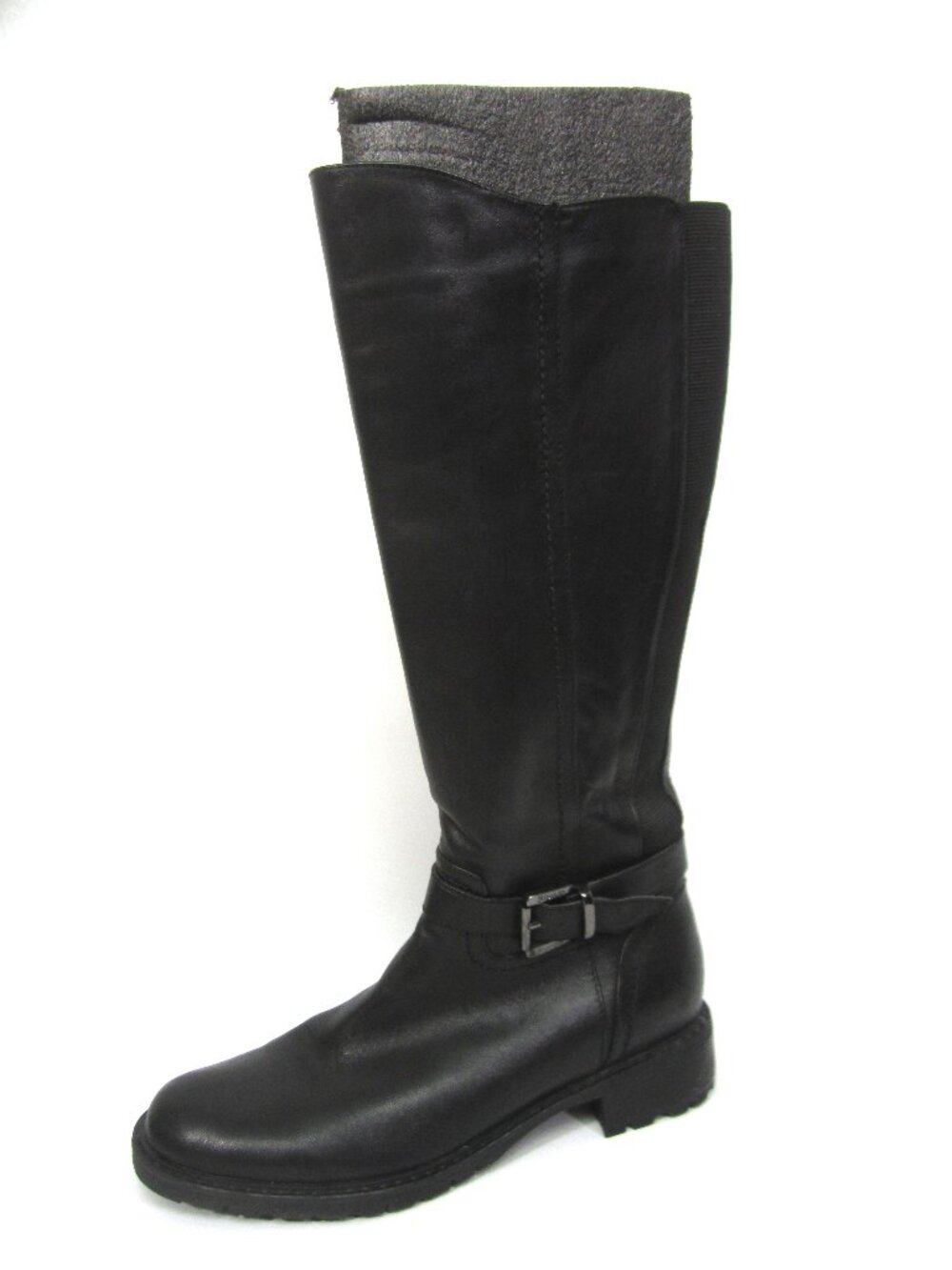 Blondo Womens Size 7 Valente Waterproof Riding Boots Tall Black Leather Classic